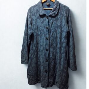 Blue Springtime Women's Coat S/M